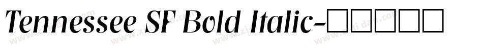 Tennessee SF Bold Italic字体转换